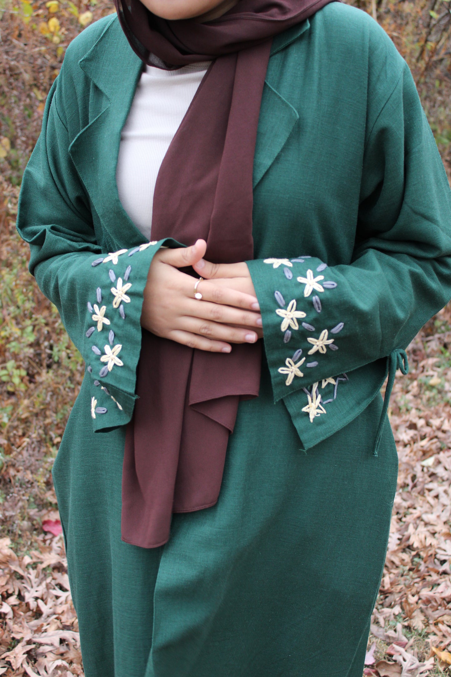 Farida in green